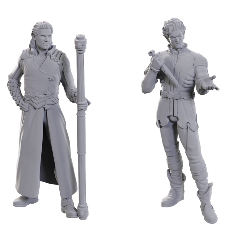Wizkids - Dungeons and Dragons - Unpainted Miniature - Baldurs Gate 3 Special Edition - Gale and Astarion - 96366 - Pre-Order May 15th 2025