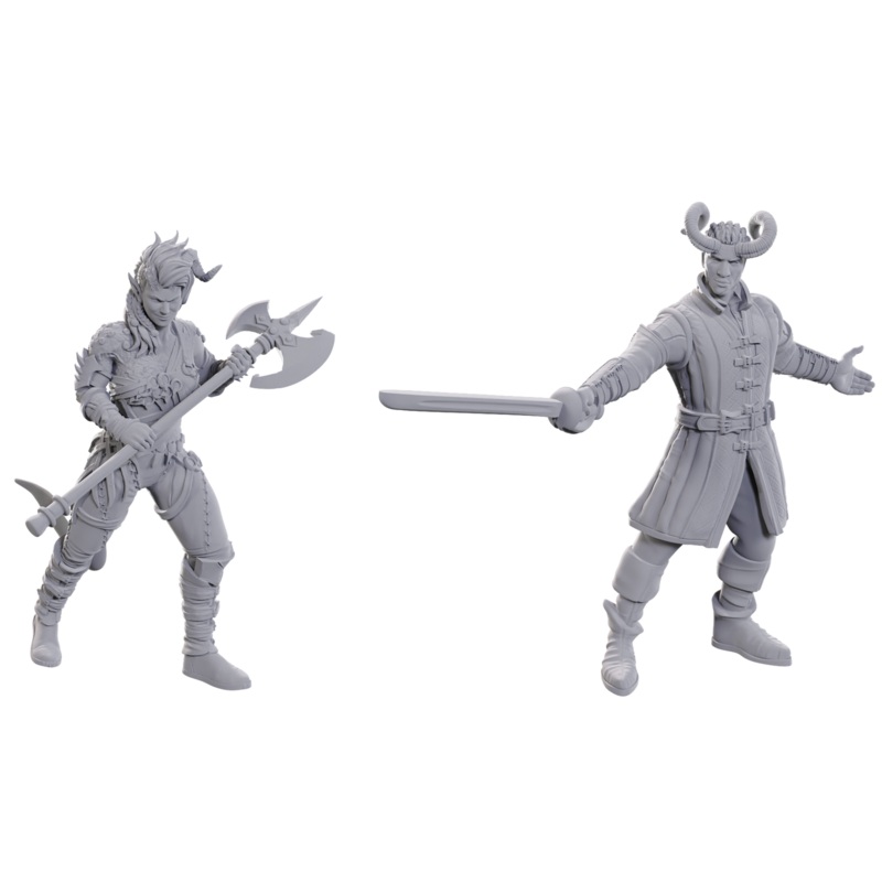 Wizkids - Dungeons and Dragons - Unpainted Miniature - Baldurs Gate 3 Special Edition - Whli and Karlach - 96367 - Pre-Order May 15th 2025