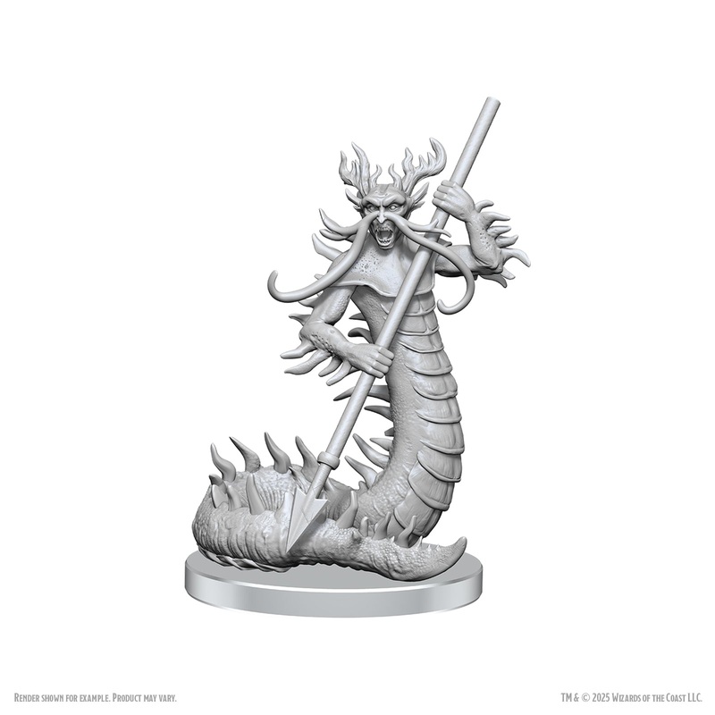 Wizkids - Dungeons and Dragons - Unpainted Miniature -  Nolzurs Marvelous Miniatures - Classic Salamander - 90779 - Pre-Order September 15th 2025