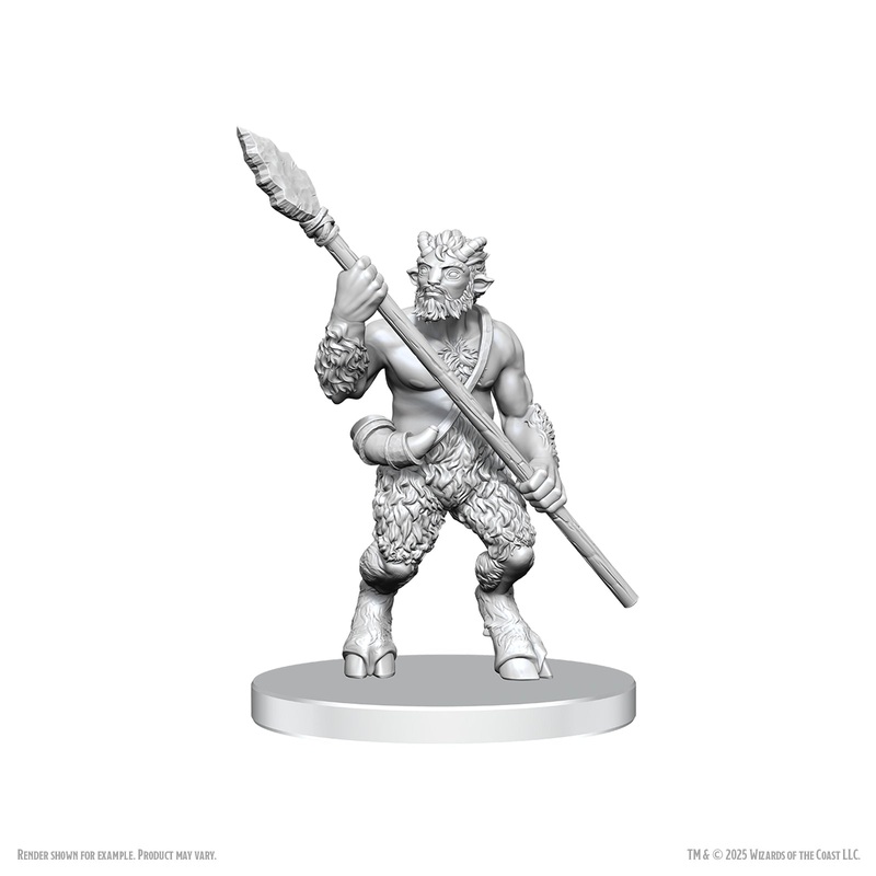 Wizkids - Dungeons and Dragons - Unpainted Miniature -  Nolzurs Marvelous Miniatures - Classic Satyr - 90778 - Pre-Order September 15th 2025