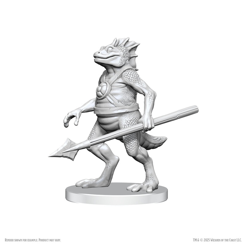 Wizkids - Dungeons and Dragons - Unpainted Miniature -  Nolzurs Marvelous Miniatures - Classic Troglodyte - 90777 - Pre-Order September 15th 2025