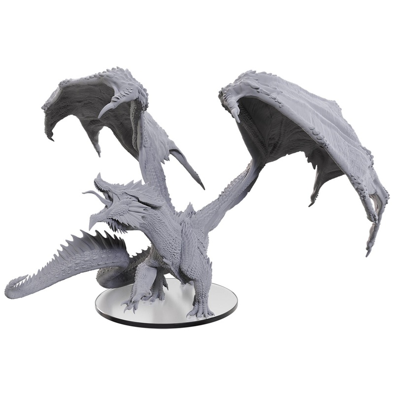Wizkids - Dungeons and Dragons - Unpainted Miniature -  Nolzurs Marvelous Miniatures - Red Dragon Tyrant - 90774 - Pre-Order July 15th 2025