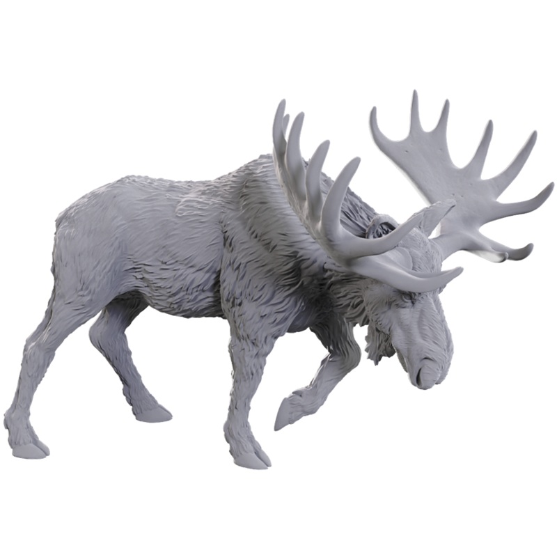 Wizkids - Unpainted Miniatures - Deep Cuts - Bull Moose - 90770