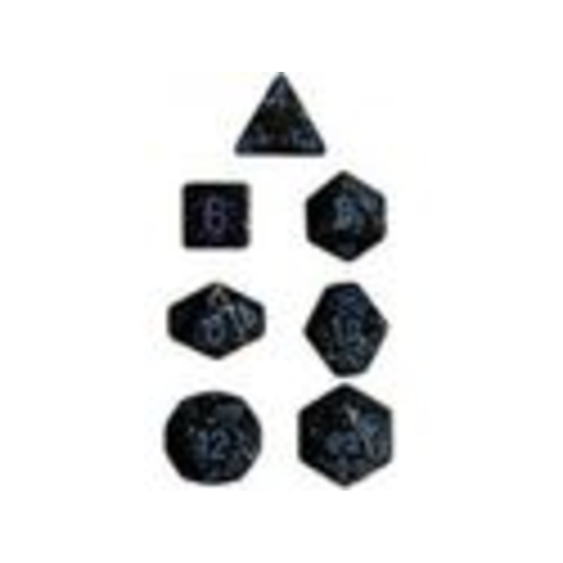 Chessex Dice - Speckled Blue Stars - Set of 7 - CHX 25338