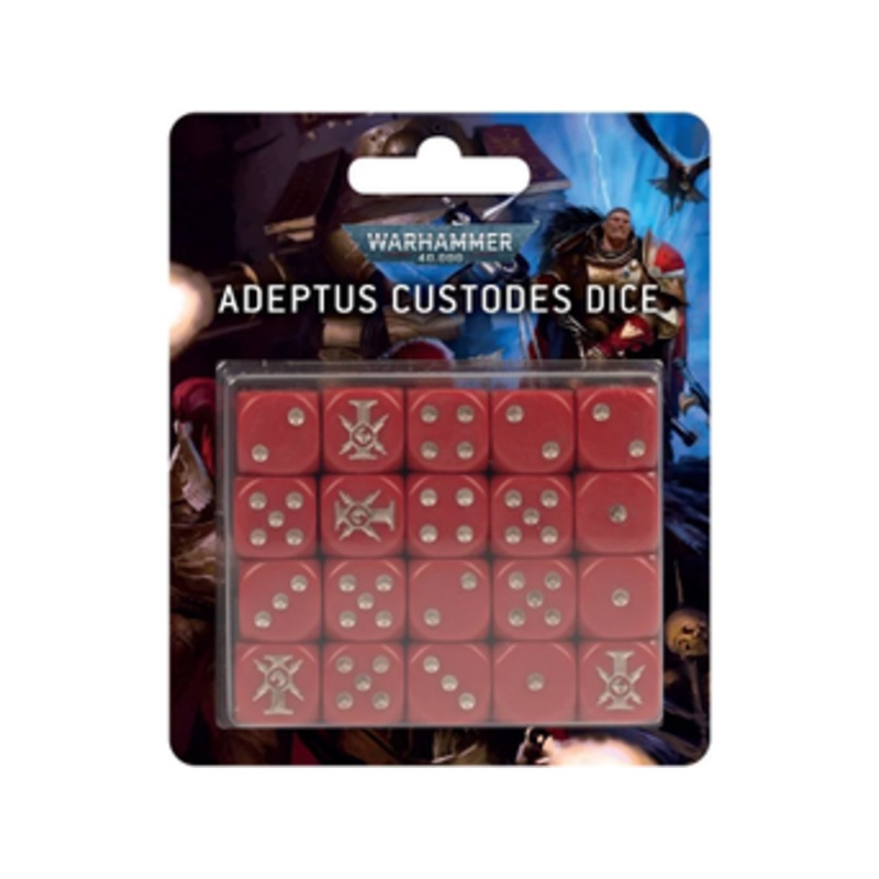 Games Workshop - Warhammer 40K - Adeptus Custodes - Dice Set - 01-16