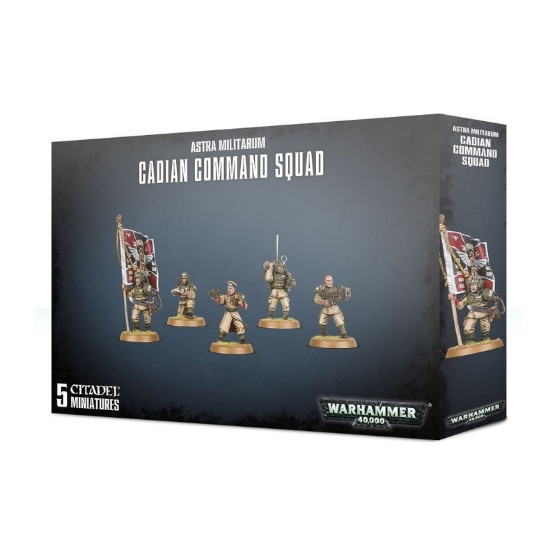 Games Workshop - Warhammer 40K - Astra Militarum - Cadian Command Squad - 47-09