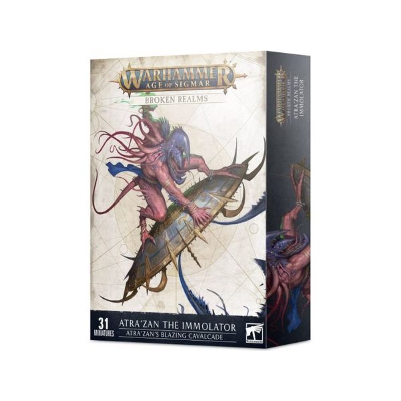 Games Workshop - Warhammer Age of Sigmar - Broken Realms - Atrazans Blazing Cavalcade - 83-99