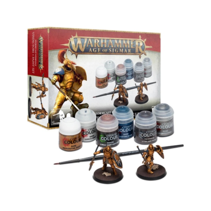 Games Workshop - Warhammer Age of Sigmar - Stormcast Eternals - Vindicators Paint Set - 60-10