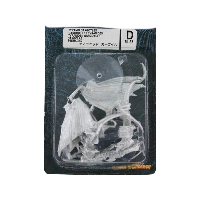 Games Workshop - Warhammer 40K - Tyranids - Gargoyles - 51-37 (2003 Production DAMAGED BLISTER TOP HALF MISSING)