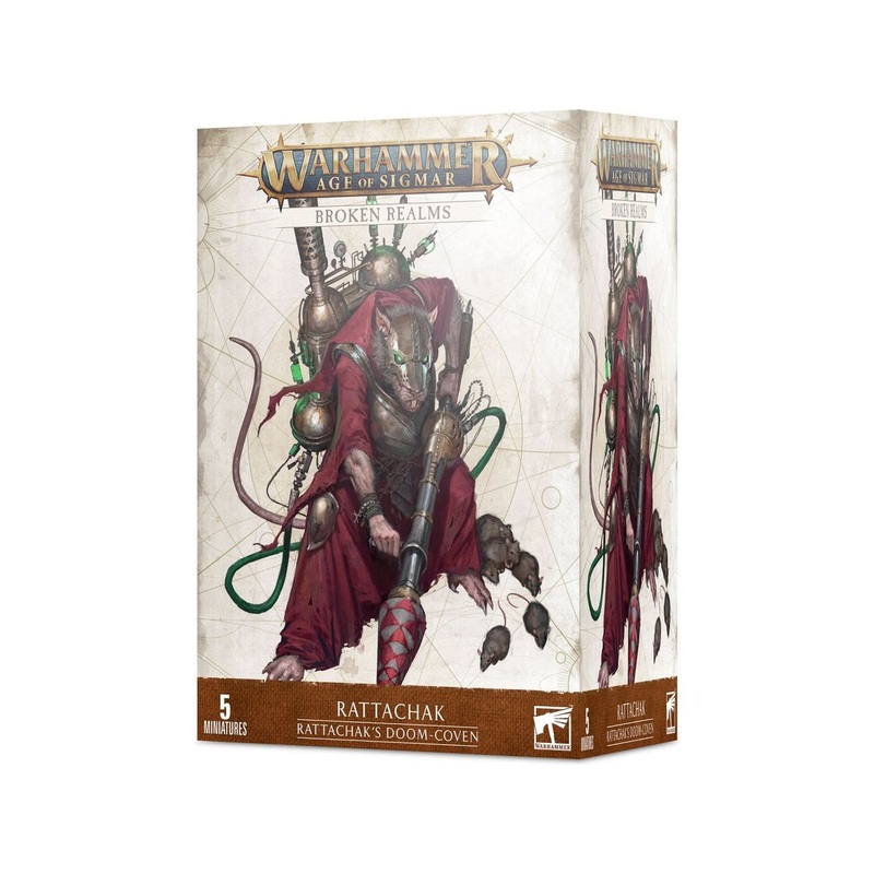 Games Workshop - Warhammer Age of Sigmar - Broken Realms - Rattachak - Rattachaks Doom Coven - 90-31