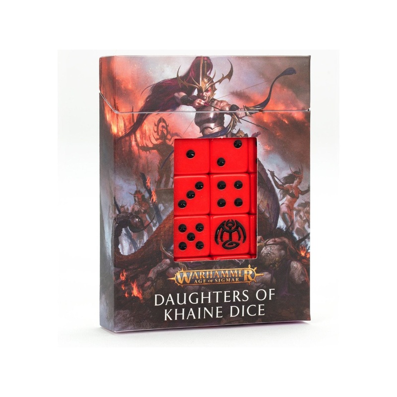 Games Workshop - Warhammer Age of Sigmar - Daughters of Khaine - Dice Set - 85-23