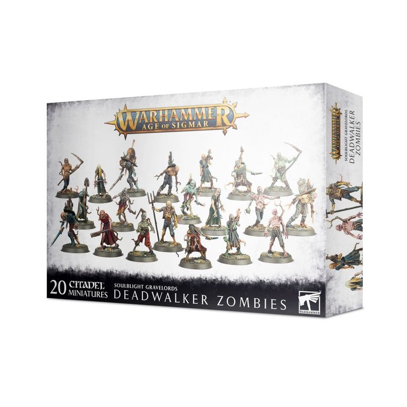 Games Workshop - Warhammer Age of Sigmar - Soulblight Gravelords - Deadwalker Zombies - 91-07