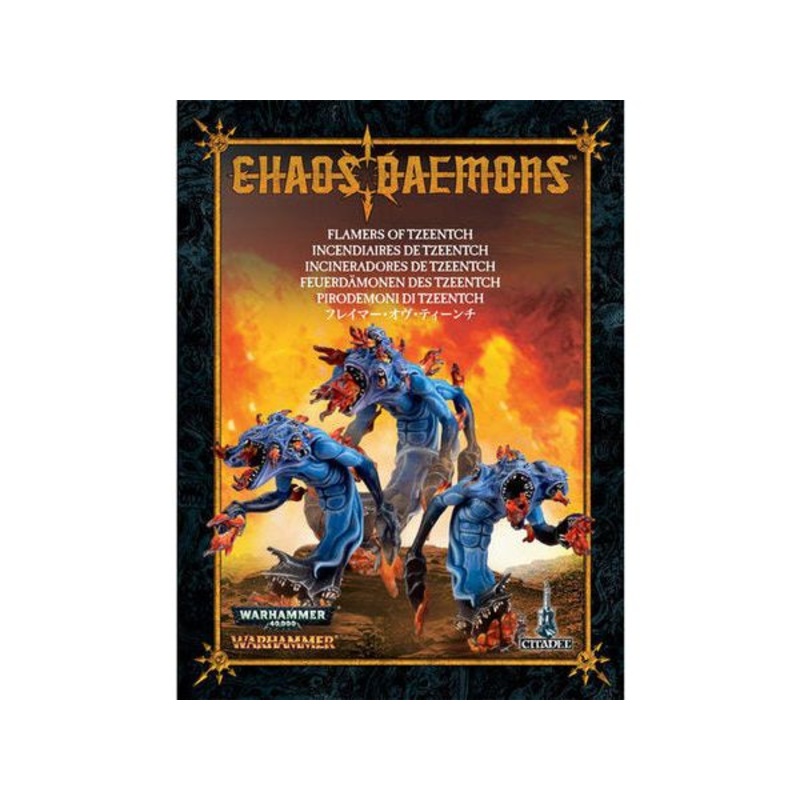 Games Workshop - Warhammer Fantasy and 40K - Chaos Daemons - Flamers of Tzeentch - 97-13 (2012 Production)