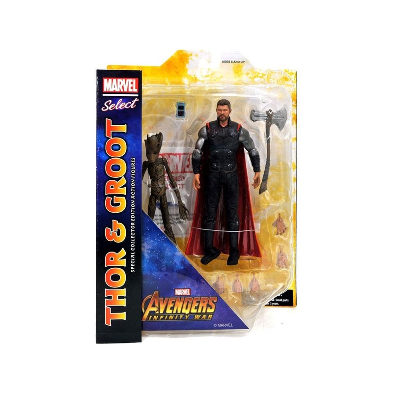 Diamond Select - Marvel - Action Figure - Thor and Groot