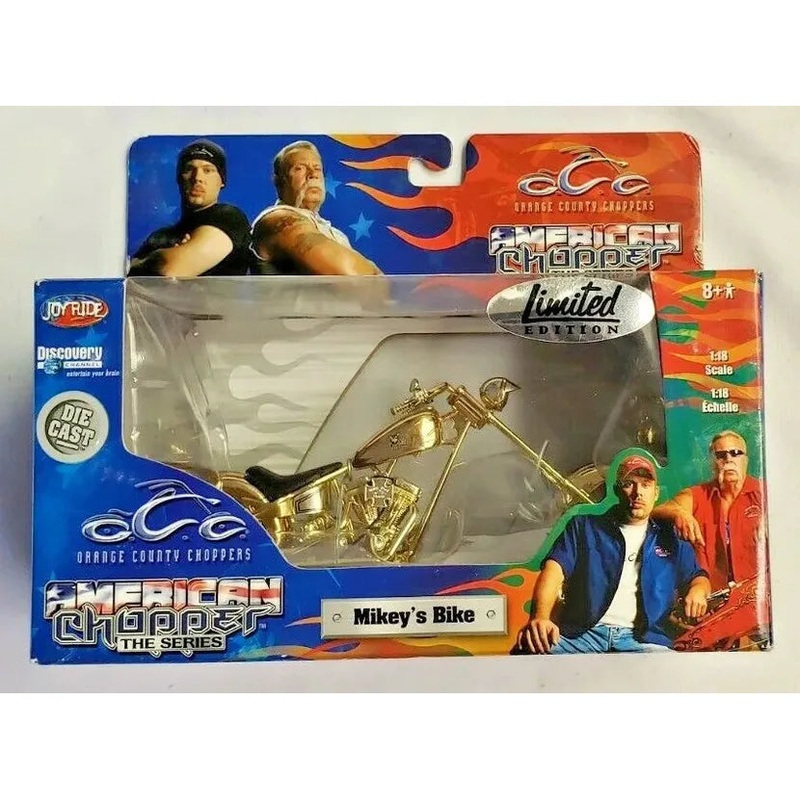 Ertl - Joy Ride - OCC American Chopper Motorcycle Series - Mickey's Bike - Gold Limited Edition