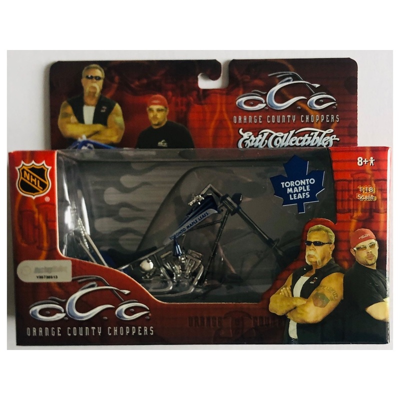 Ertl - NHL - OCC Chopper Motorcycle Series - Toronto Maple Leafs
