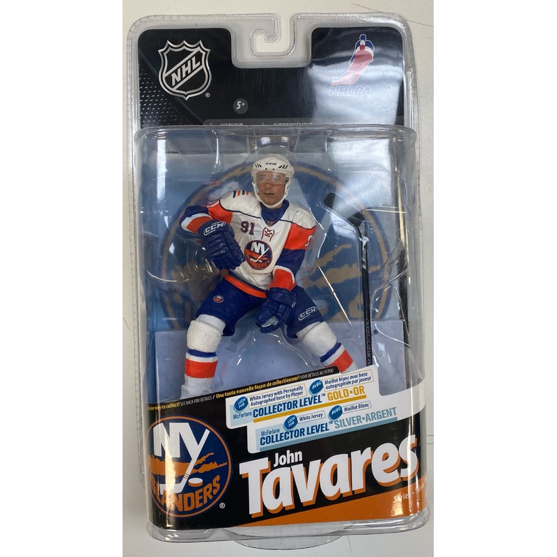 McFarlane Toys - 2010 - New York Islanders - John Tavares White Jersey Variant - Action Figure