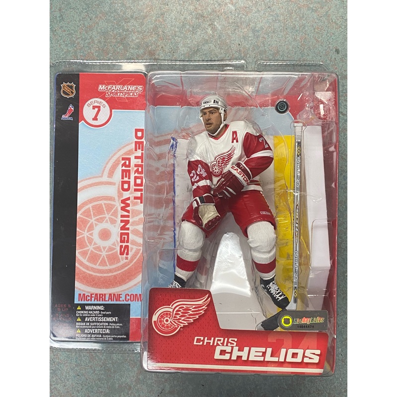 McFarlane Toys - NHL - Detroit Redwings - Chris Chelios Figure