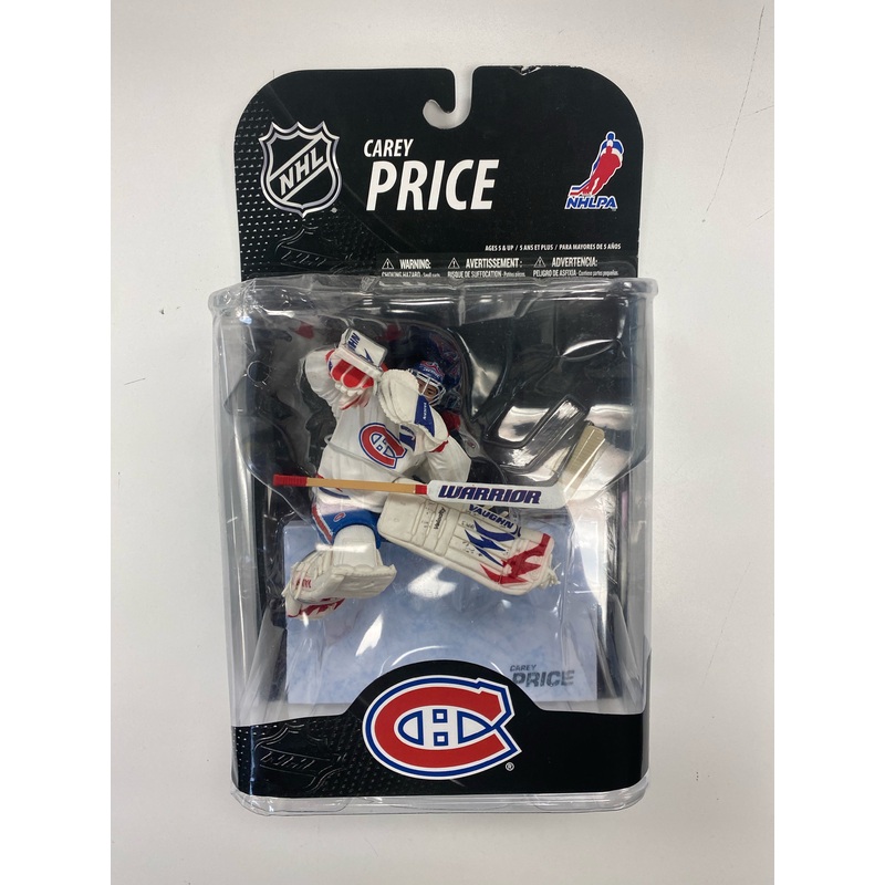 McFarlane Toys - NHL - Montreal Canadiens - Carey Price Figure - White Jersey Variant *DAMAGED BOX*