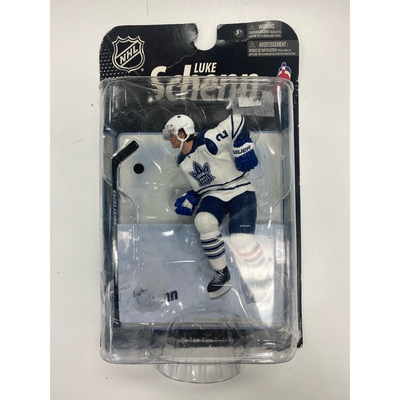 McFarlane Toys - NHL - Toronto Leafs - Luke Shenn Figure - White Jersey Variant *DAMAGED BOX*