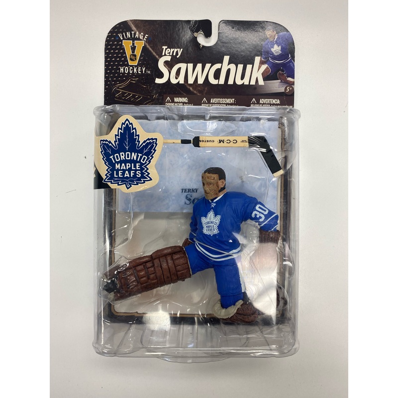 McFarlane Toys - NHL - Toronto Leafs - Terry Sawchuk Figure *DAMAGED BOX*