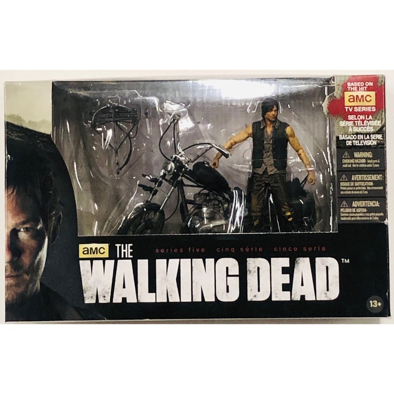 McFarlane Toys - Walking Dead - TV Series 5 Box Set - Daryl Dixon with Chopper