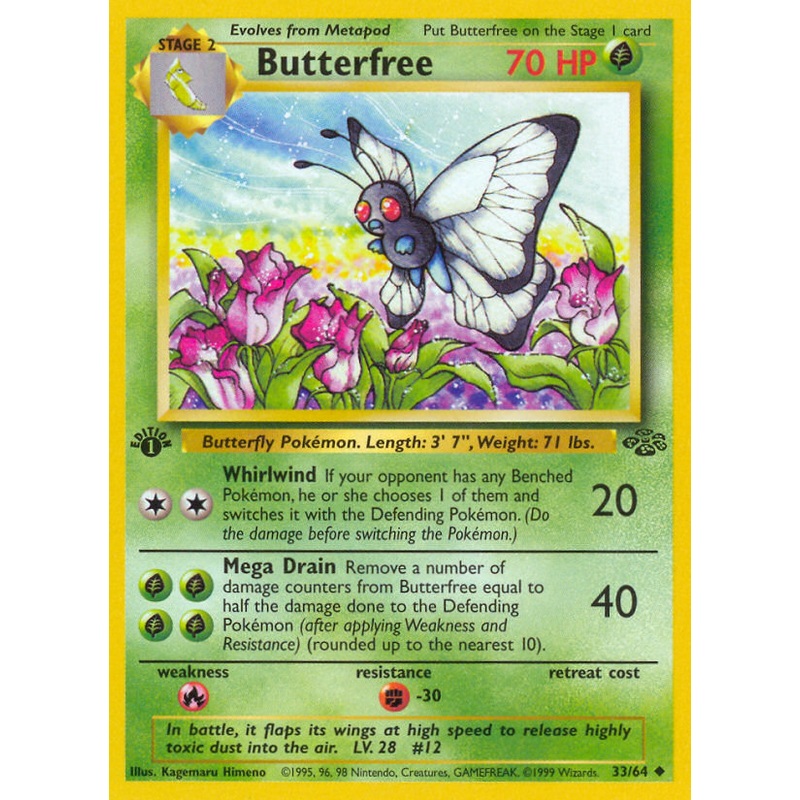 Butterfree (33/64) [Jungle 1st Edition]
