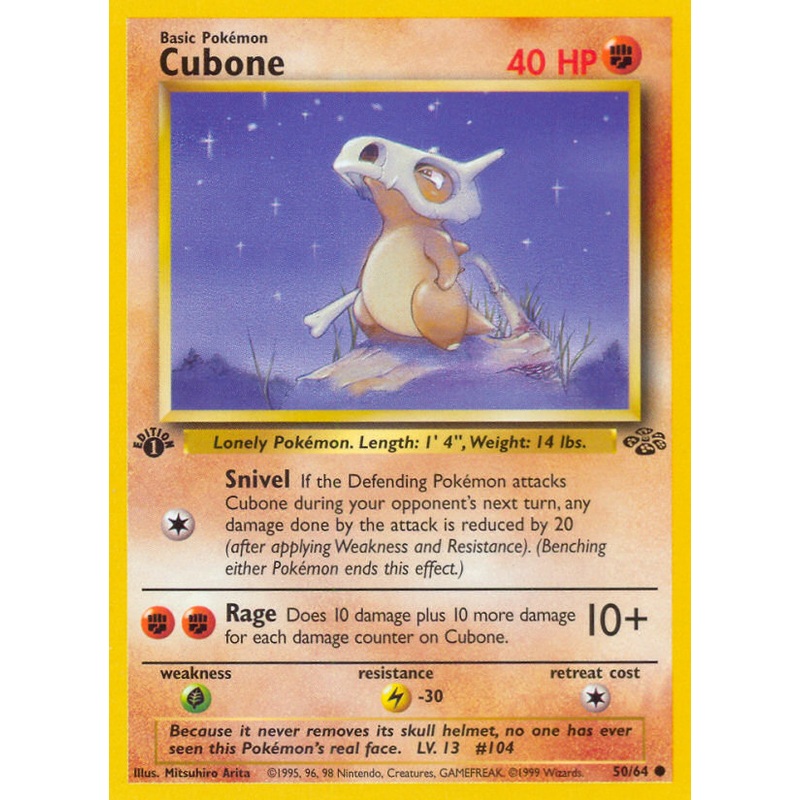 Cubone (50/64) [Jungle 1st Edition]