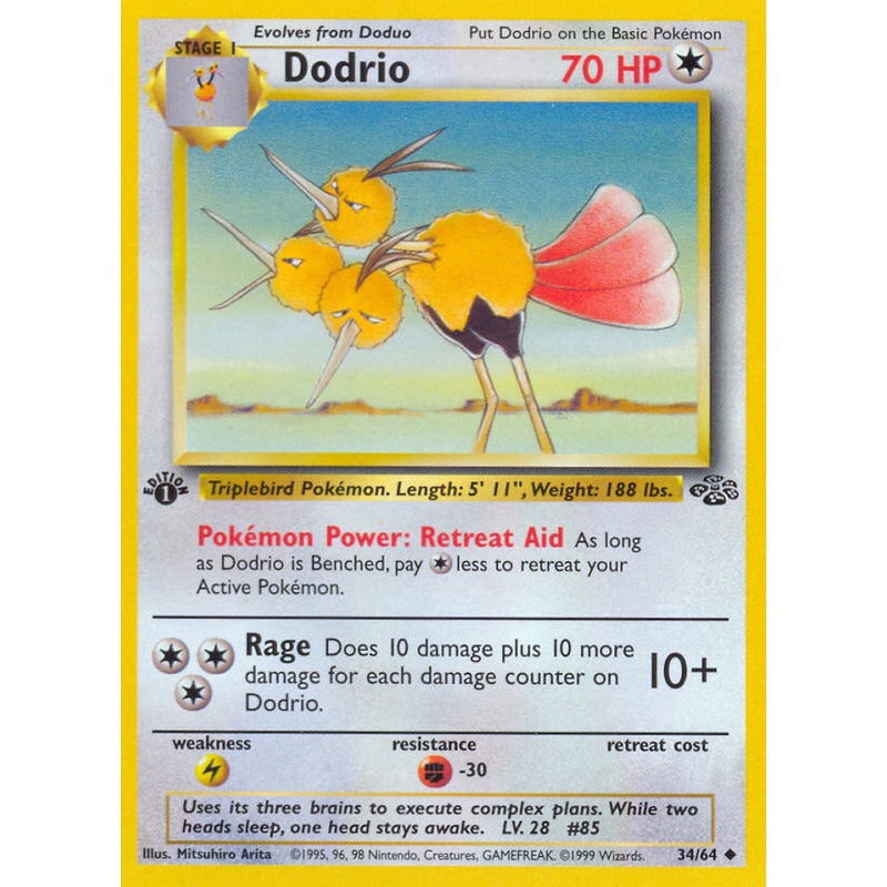Dodrio (34/64) [Jungle 1st Edition]