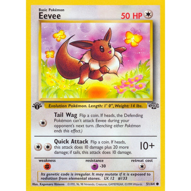 Eevee (51/64) [Jungle 1st Edition]