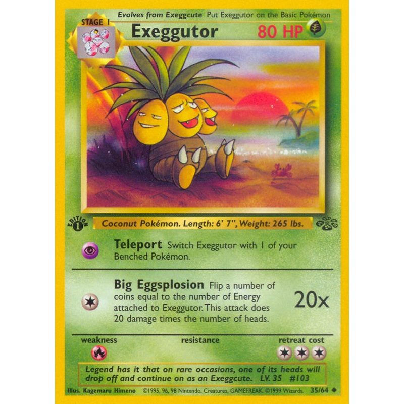 Exeggutor (35/64) [Jungle 1st Edition]