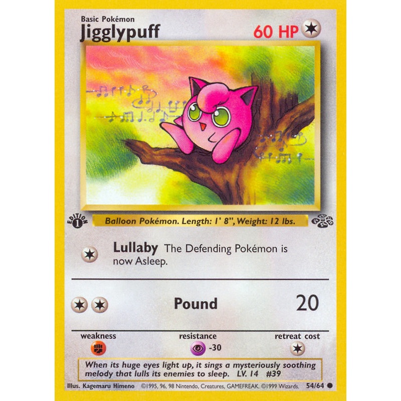 Jigglypuff (54/64) [Jungle 1st Edition]