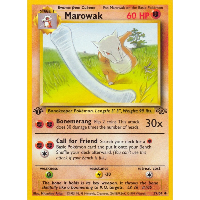 Marowak (39/64) [Jungle 1st Edition]