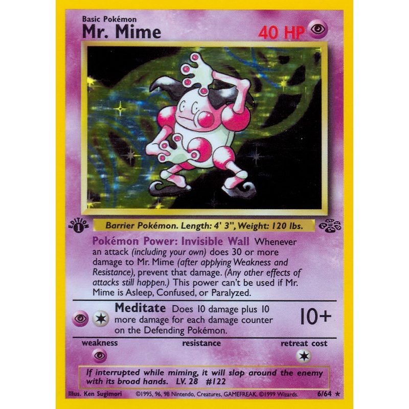 Mr. Mime (6/64) [Jungle 1st Edition]