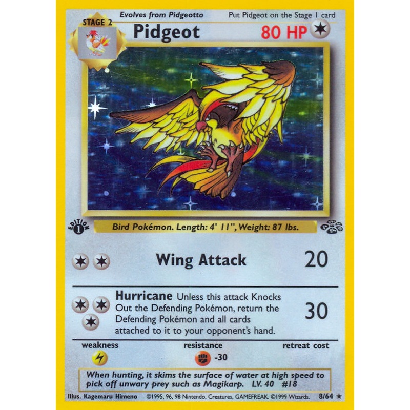 Pidgeot (8/64) [Jungle 1st Edition]