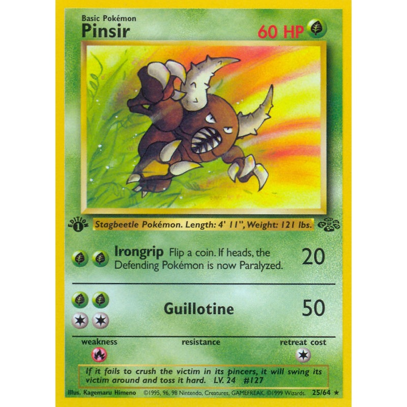 Pinsir (25/64) [Jungle 1st Edition]