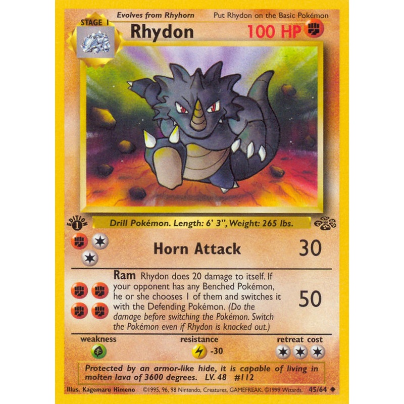 Rhydon (45/64) [Jungle 1st Edition]