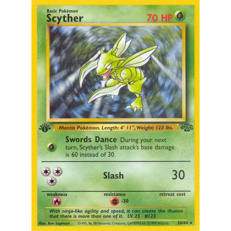 Scyther (26/64) [Jungle 1st Edition]