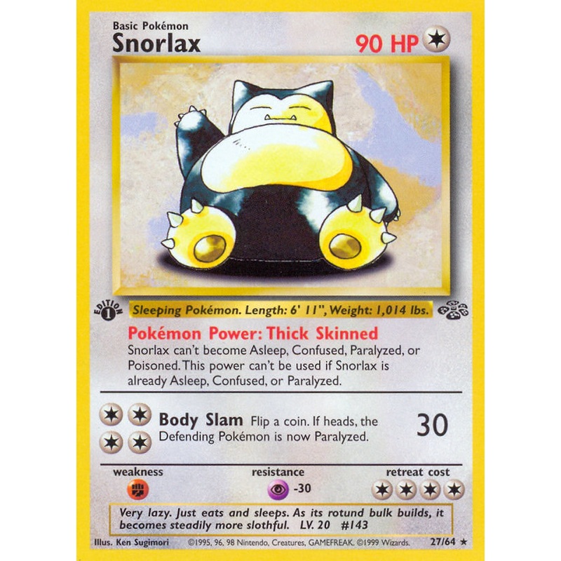 Snorlax (27/64) [Jungle 1st Edition]