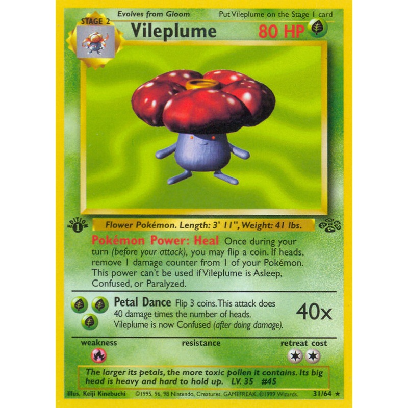 Vileplume (31/64) [Jungle 1st Edition]