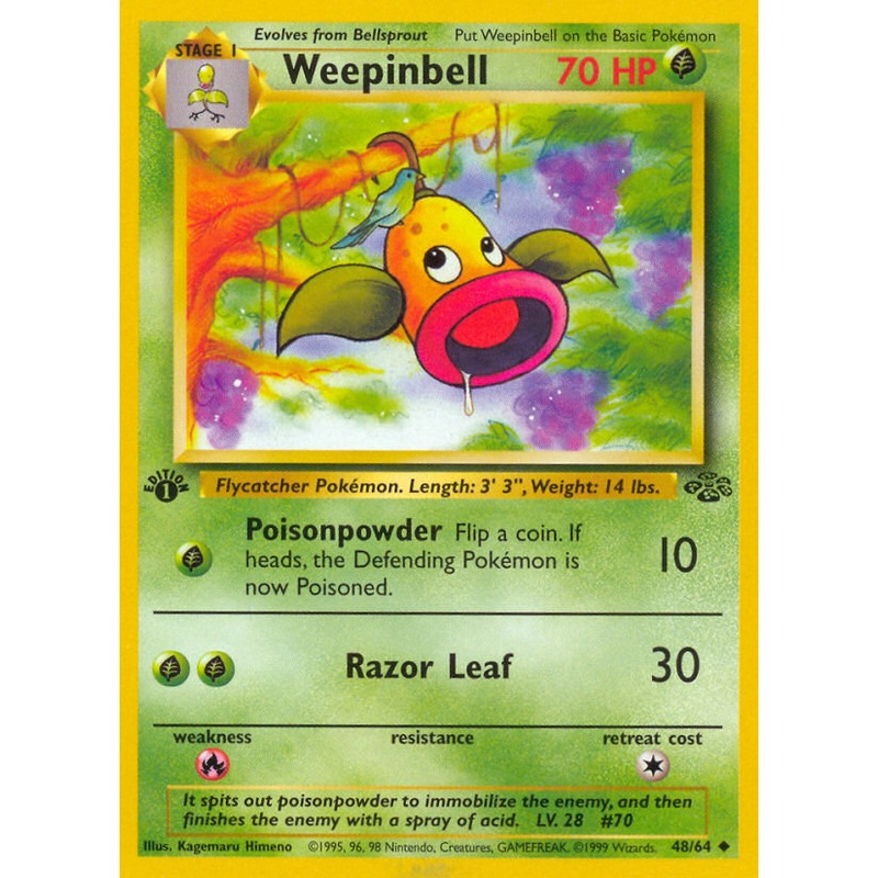 Weepinbell (48/64) [Jungle 1st Edition]