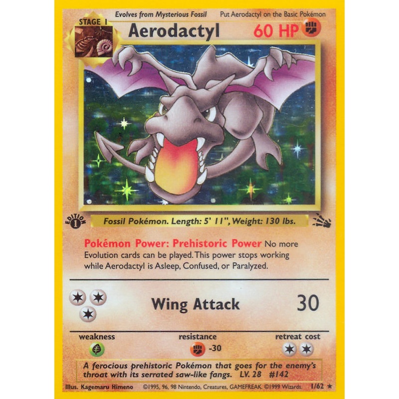 Aerodactyl (1/62) [Fossil 1st Edition]