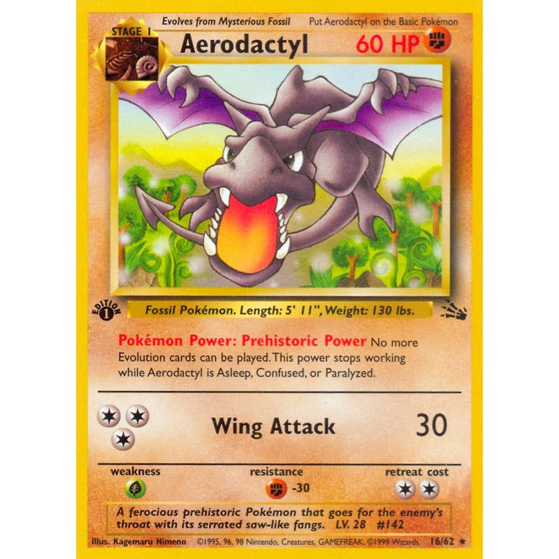 Aerodactyl (16/62) [Fossil 1st Edition]