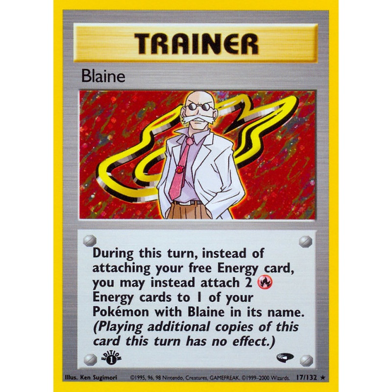 Blaine (17/132) [Gym Challenge 1st Edition]