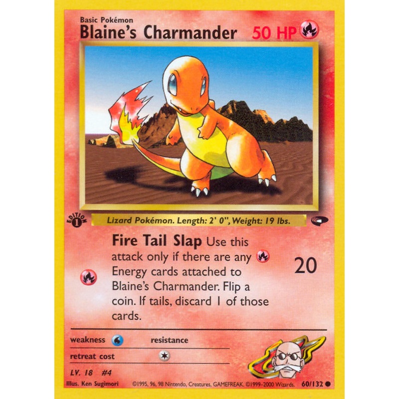 Blaine's Charmander (60/132) [Gym Challenge 1st Edition]