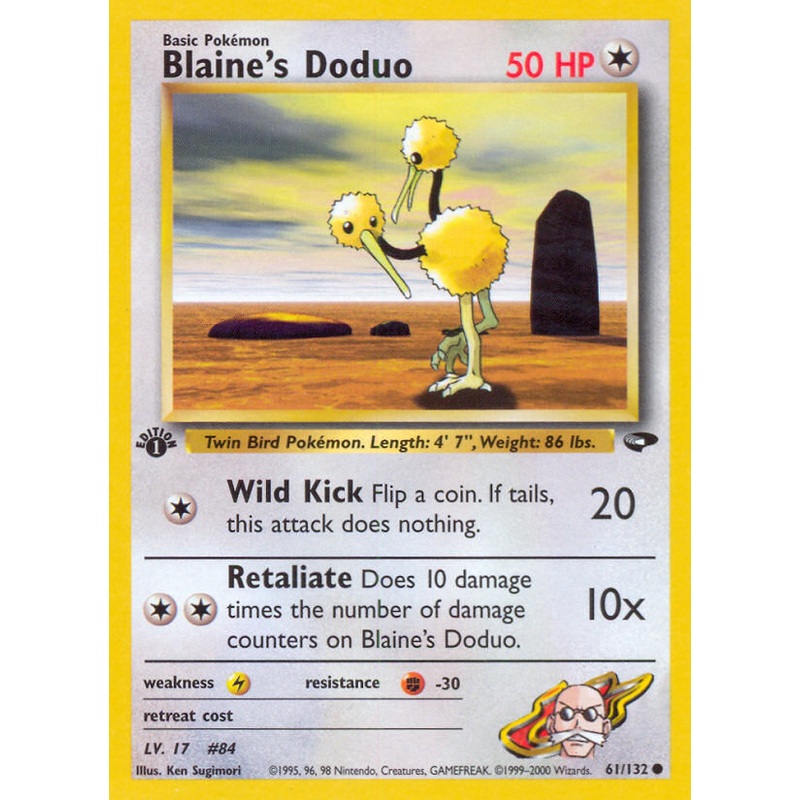 Blaine's Doduo (61/132) [Gym Challenge 1st Edition]