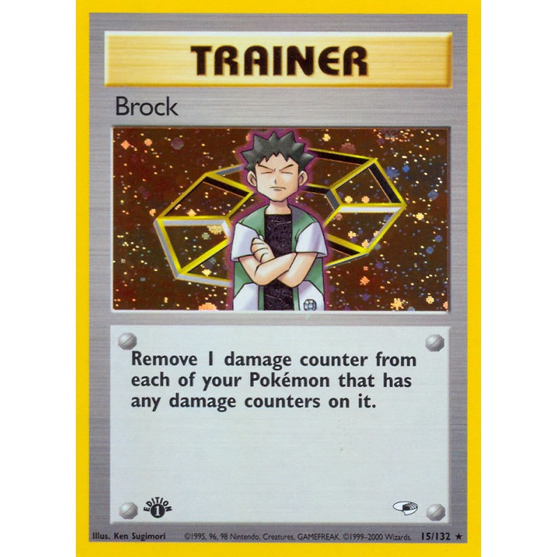 Brock (15/132) [Gym Heroes 1st Edition]