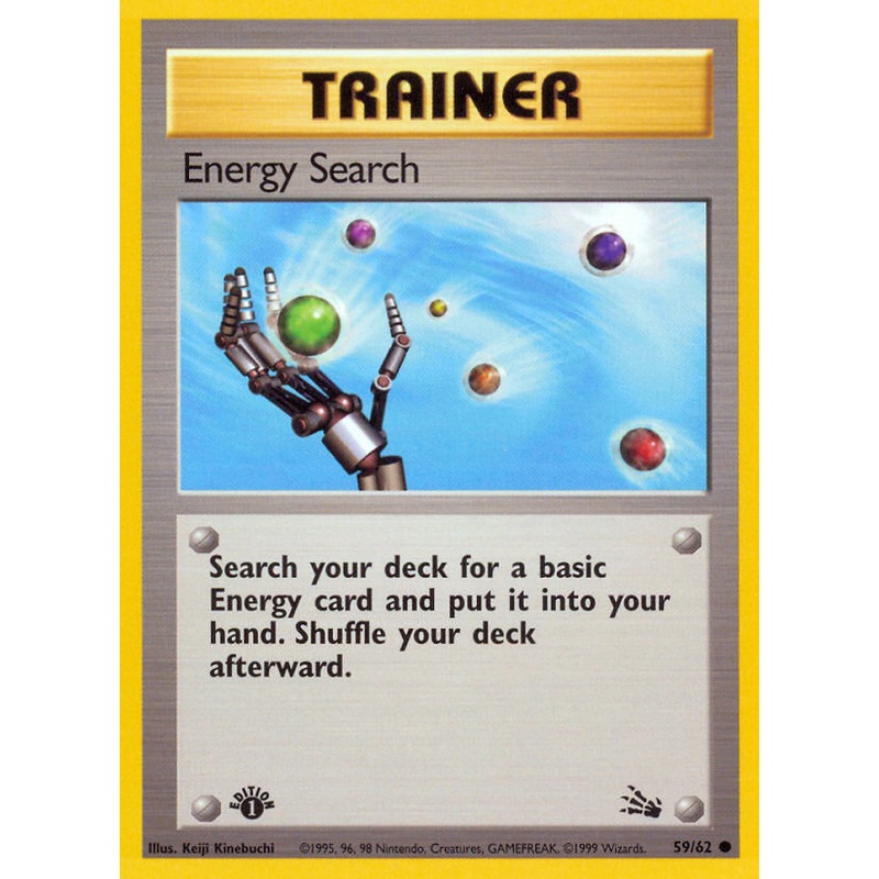 Energy Search (59/62) [Fossil 1st Edition]