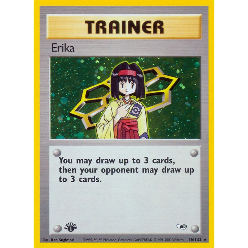 Erika (16/132) [Gym Heroes 1st Edition]