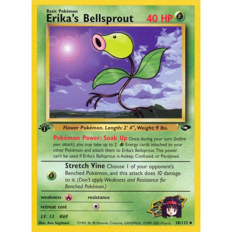 Erika's Bellsprout (38/132) [Gym Challenge 1st Edition]